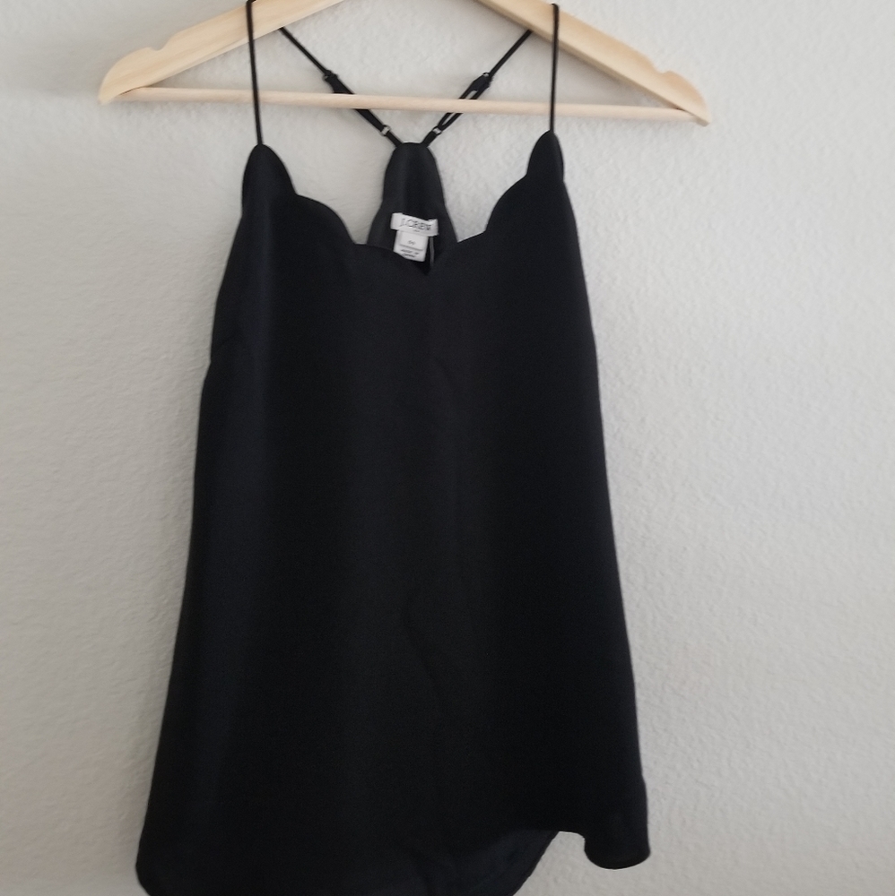 NWT Jcrew Scalloped Tank Size 00